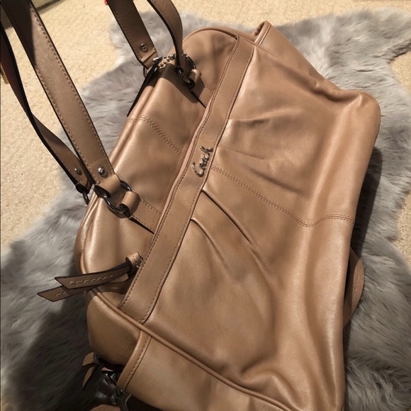 Coach Leather Diaper / Duffle Bag - Picture 7 of 7